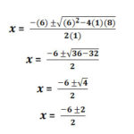 Quadratic Equation and Quadratic formula